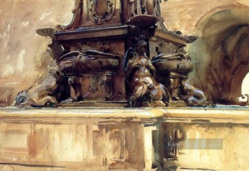  fountain - Bologna Fountain John Singer Sargent